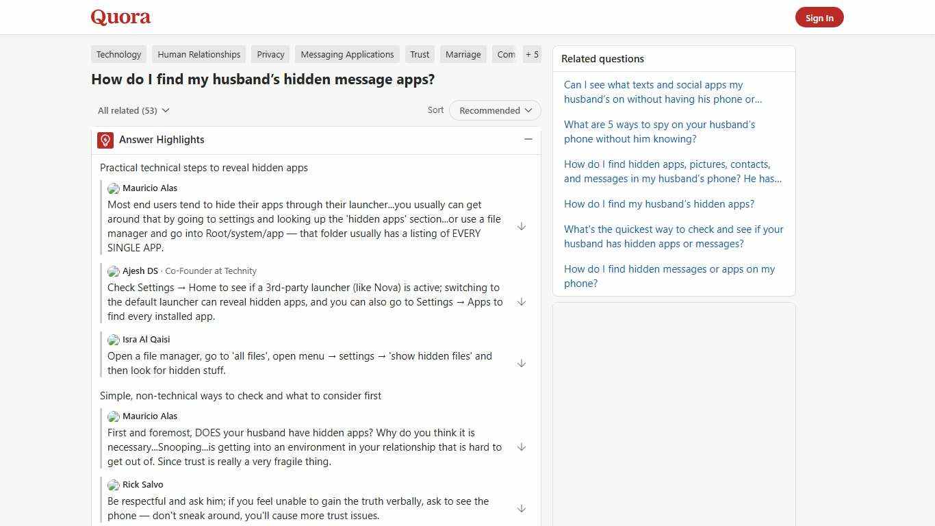 How to find my husband’s hidden message apps - Quora